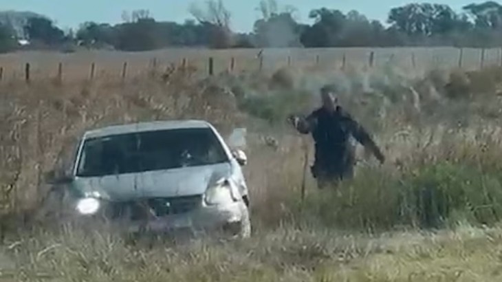 Así frustraron un ataque de violencia de género: persecución, choques y disparos para detenerlo antes de que llegara